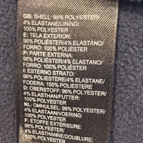 The North Face Men's Medium Navy & Blue Full Zip Soft Shell Jacket - Picture 4 of 5